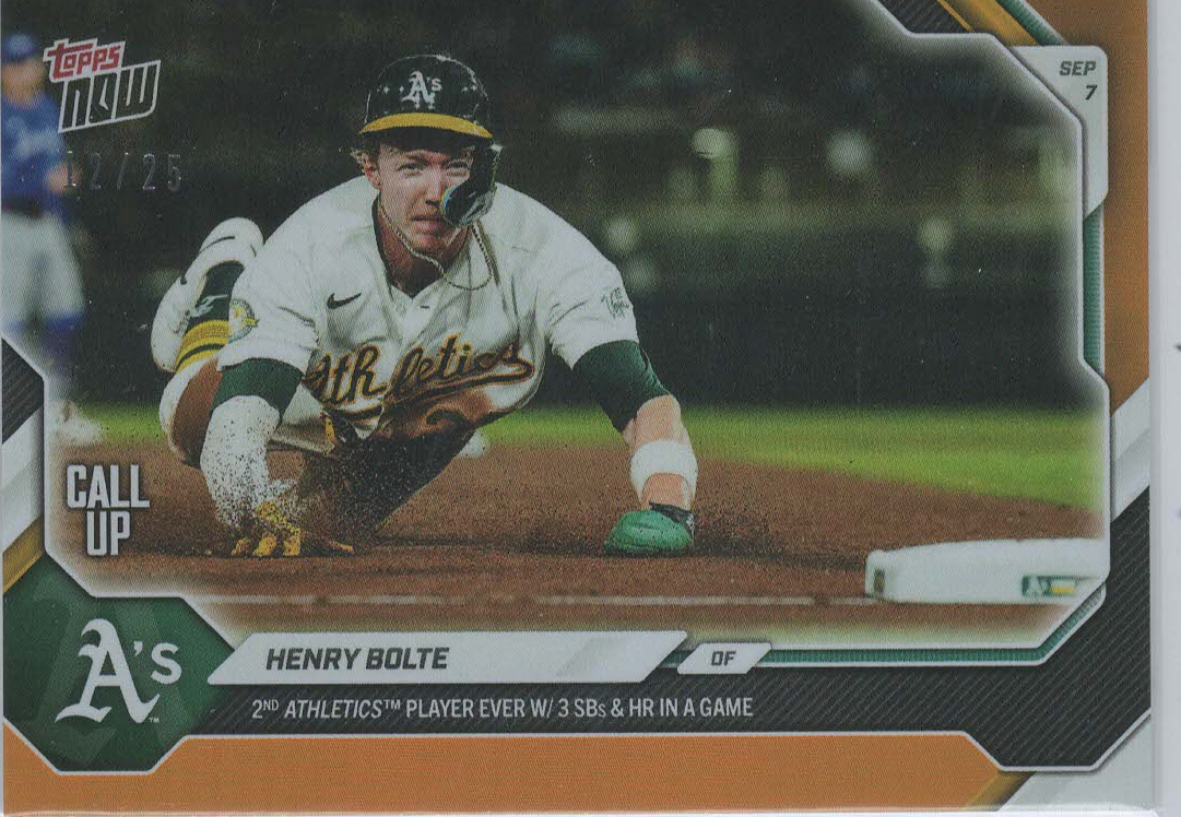 Henry Bolte Orange 12/25