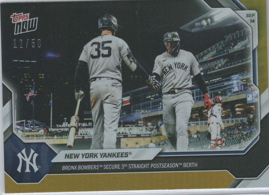New York Yankees Gold 12/50
