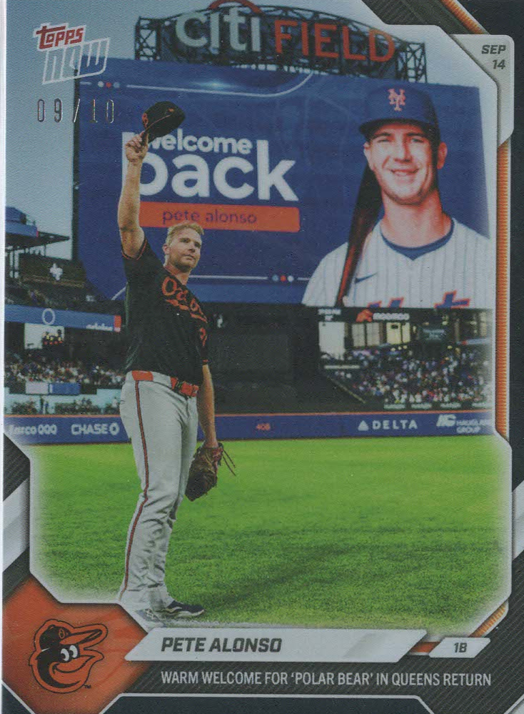 Pete Alonso Black 09/10