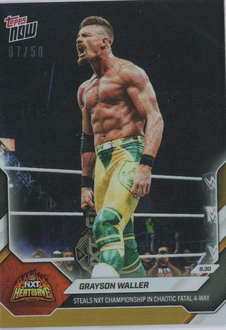Grayson Waller Gold 07/50