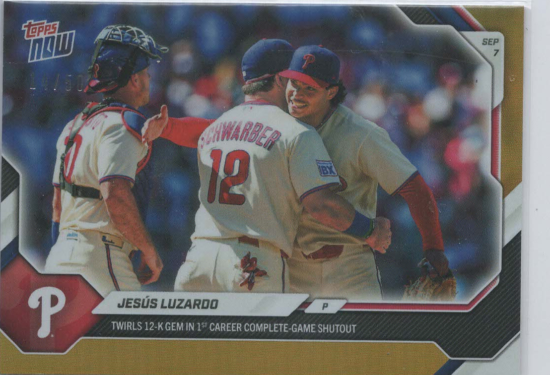 Jesus Luzardo Gold /50 (serial pending verification)